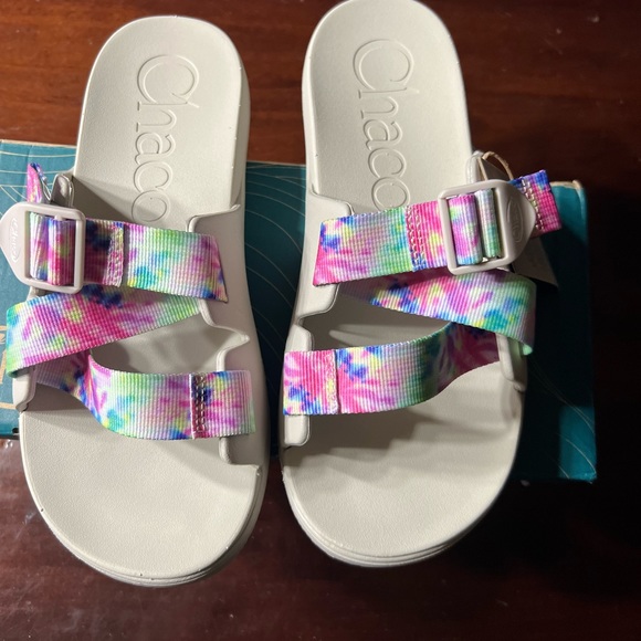 Chaco Chillos slide light tie dye / beige - Picture 6 of 10